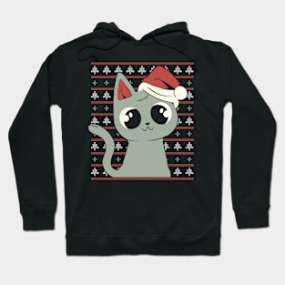 Cat Cats Christmas Babe Hoodie